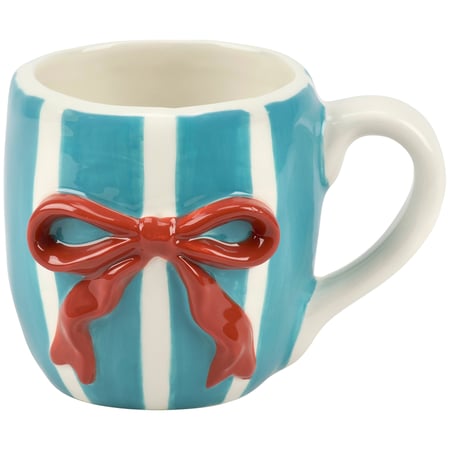 Americana Bow Mug - Stoneware