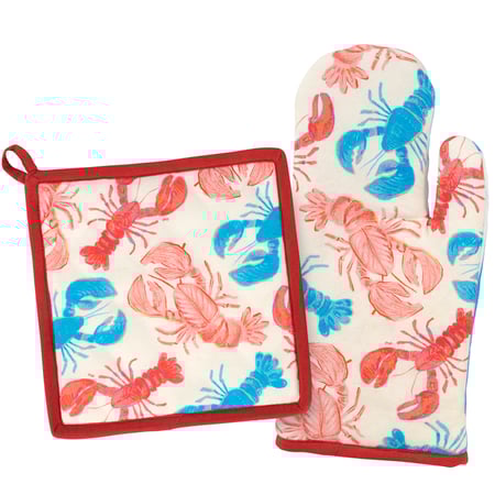 Lobsters Kitchen Set - Cotton