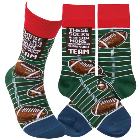 More Touchdowns Than Your Team Socks - Cotton, Nylon, Spandex