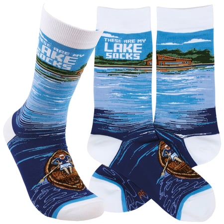 My Lake Socks Socks - Cotton, Nylon, Spandex