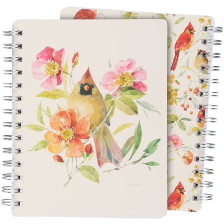 Everyday Cardinals Spiral Notebook - Paper, Metal