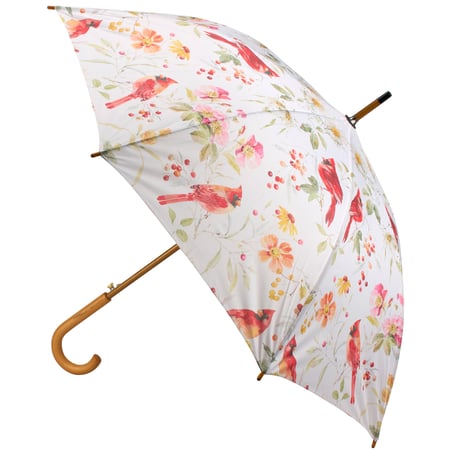 Everyday Cardinals Umbrella - Pongee, Wood, Fiberglass, Metal