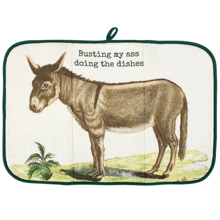 Doing The Dishes Drying Mat - Polyester, Foam