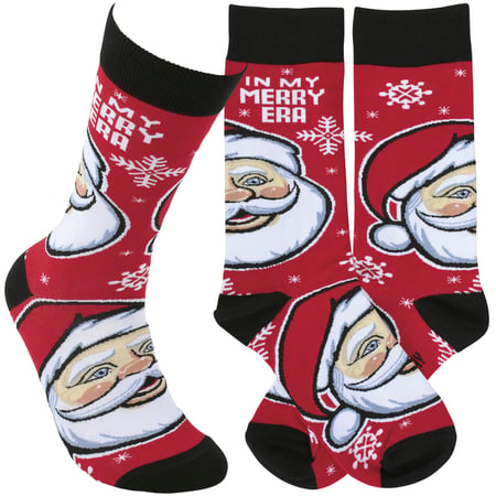 In My Merry Era Socks - Cotton, Nylon, Spandex