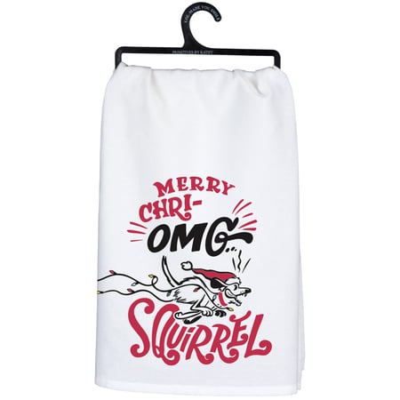 OMG Squirrel Kitchen Towel - Cotton