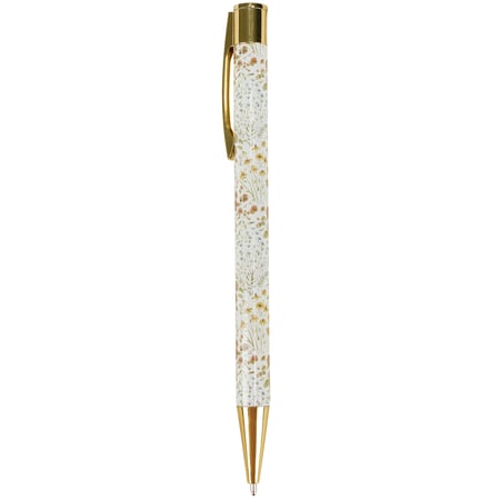 Fall Wildflowers Pen - Metal, Paper, Ink