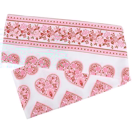 Hearts Tablecloth - Cotton