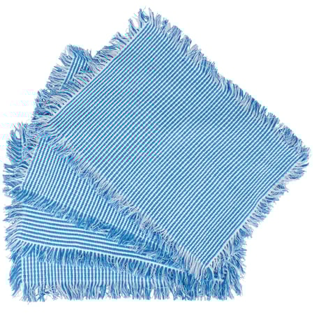 Blue Stripe Placemat Set - Cotton