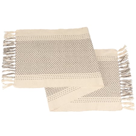 Brown Chevron Runner - Cotton