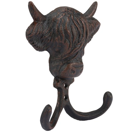 Highland Cow Wall Hook - Metal