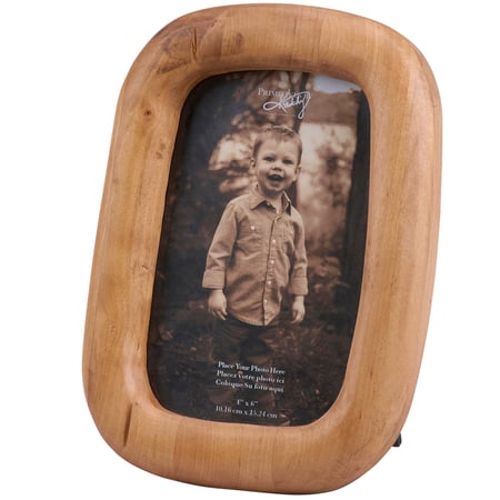 Birch Wood Photo Frame - Wood, Glass