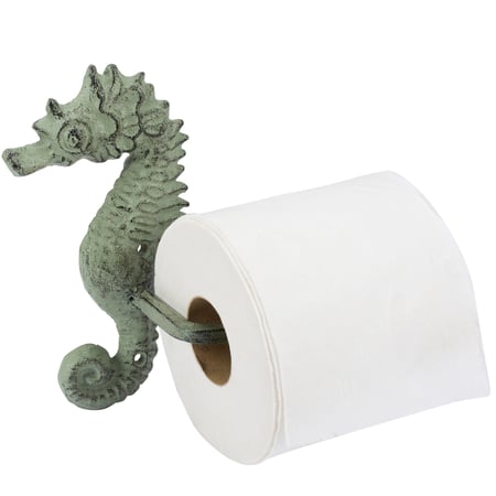 Seahorse Toilet Paper Holder - Metal