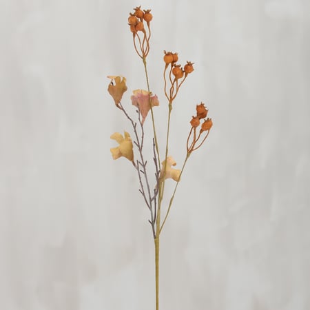 Wild Blossom Floral Pick - Plastic, Paper, Wire