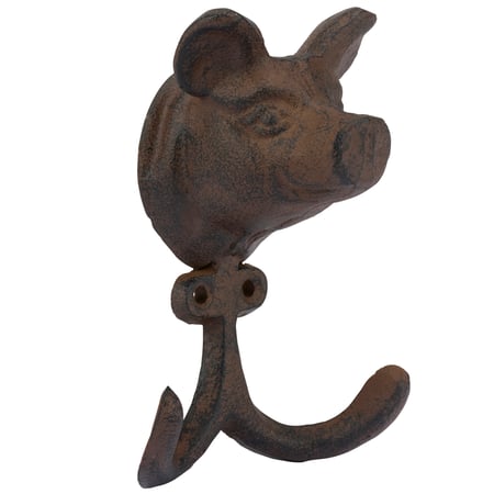 Pig Wall Hook - Metal