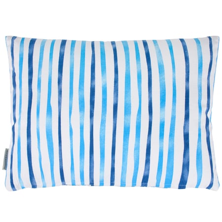 Watercolor Stripe Pillow - Cotton, Zipper