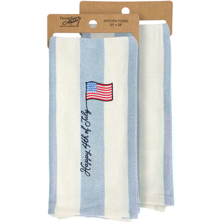 Happy 4th Of July Kitchen Towel - Cotton