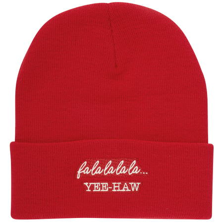 Falalalala YeeHaw Beanie - Acrylic