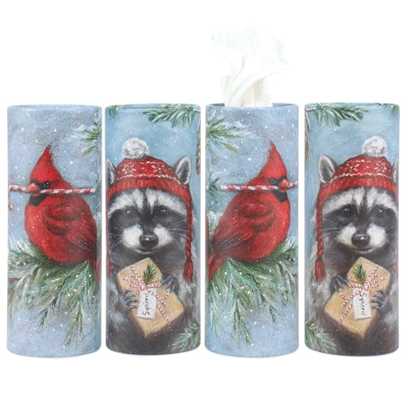 Woodland Friends Tissue Box Set - Paper, Facial Tissue