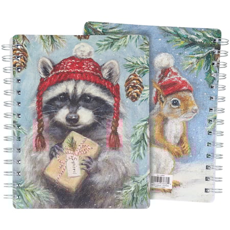 Woodland Friends Spiral Notebook - Paper, Metal