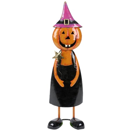 Jack O'Lantern Kid Sitter - Metal, Glitter