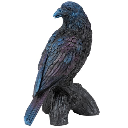 Raven Figurine - Resin