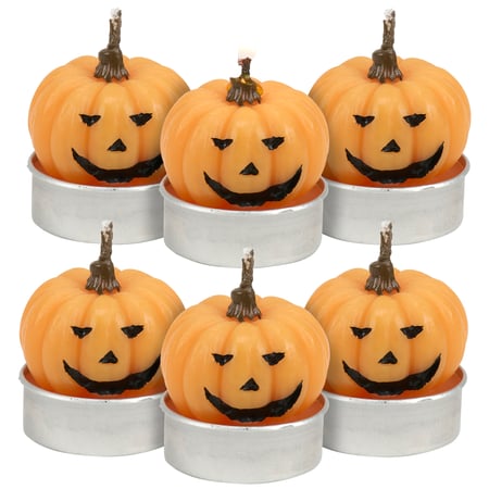 Jacks Tealight Candle Set - Soy Wax, Paraffin, Cotton, Metal