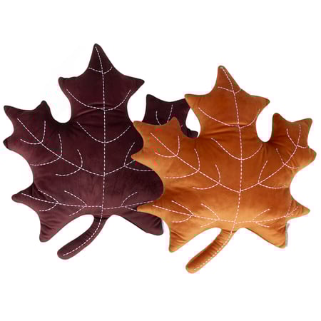 Leaves Shaped Pillow Set - Polyester