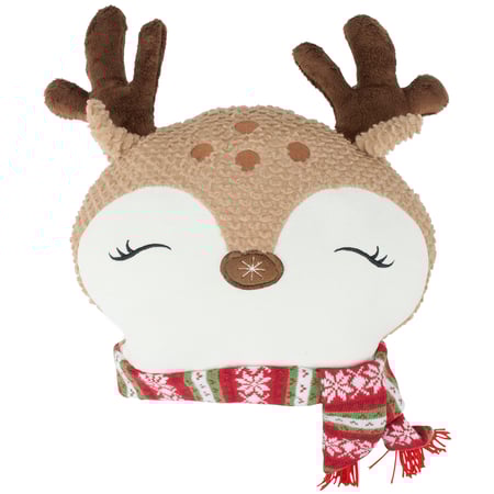 Reindeer Shaped Pillow - Polyester