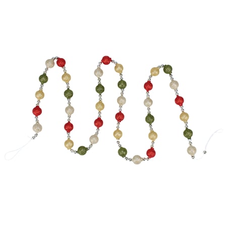 Glitter Balls Beaded Garland - Glass, Glitter