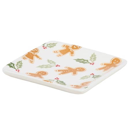 Gingerbread Dessert Plate - Ceramic