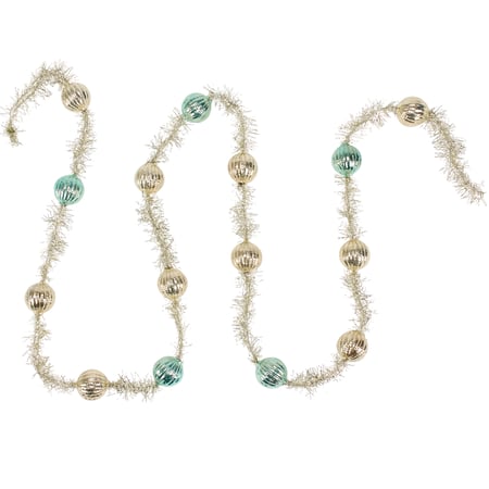 Pastel Balls Garland - Glass, Tinsel