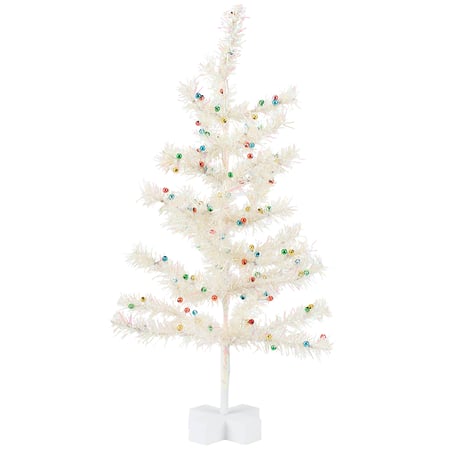 Silver Tinsel Tree - Tinsel, Plastic