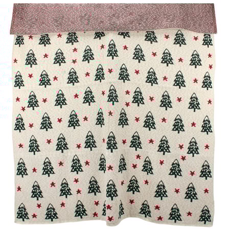 Christmas Tree Throw - Cotton
