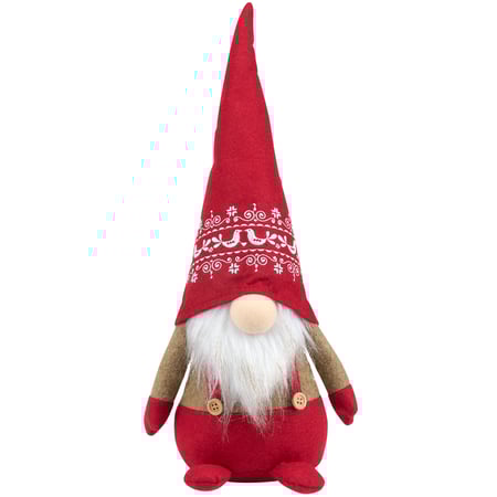 Scandinavian Gnome Sitter - Polyester, Sand, Plastic