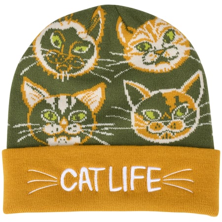 Cat Life Beanie - Acrylic