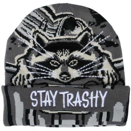 Stay Trashy Beanie - Acrylic