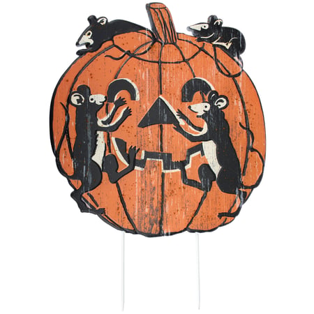 Jack And Rats Garden Stake - Metal