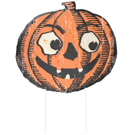 Grinning Jack Garden Stake - Metal