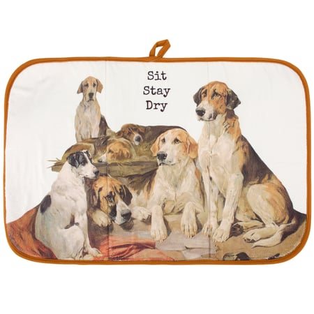 Sit Stay Dry Drying Mat - Polyester, Foam
