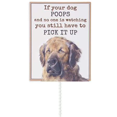If Your Dog Garden Pick - Metal