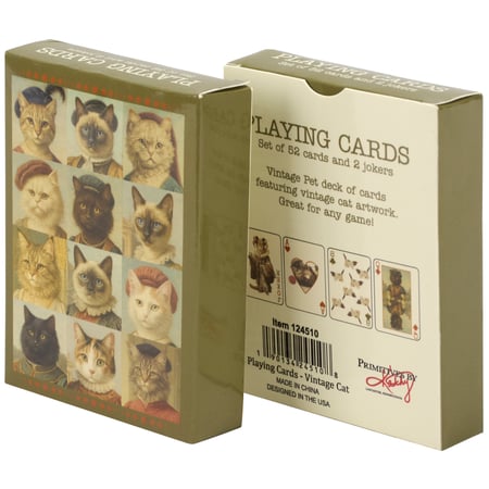 Vintage Cat Playing Cards - Paper
