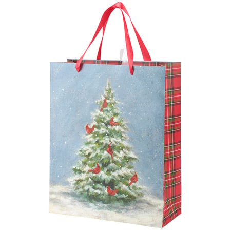 Cardinal Tree Medium Gift Bag - Paper, Ribbon