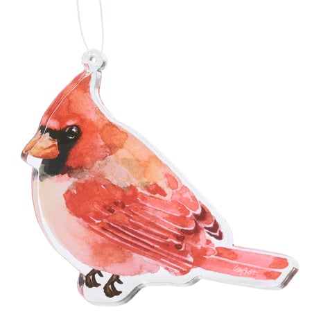 Acrylic Cardinal Ornament - Acrylic