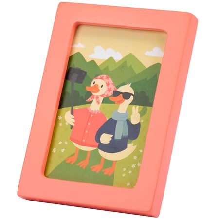 Selfie Geese Framed Art - Resin, Paper, Wood, Magnet