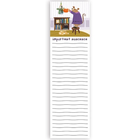 Important Nonsense List Pad - Paper, Magnet