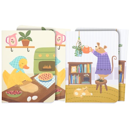 Small Mouse Duck Notebook Set - Paper