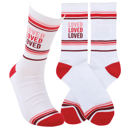 Loved Socks - Cotton, Nylon, Spandex