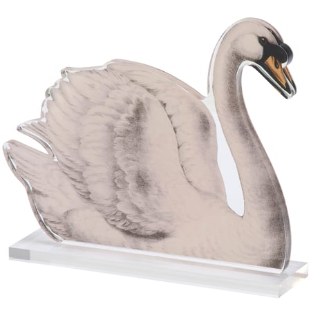 Swan Acrylic Sitter - Acrylic