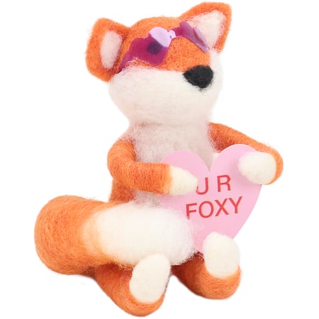 U R Foxy Critter - Felt, Polyester, Metal, Plastic