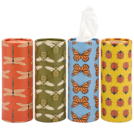Garden Bugs Tissue Box Set - Paper, Facial Tissue